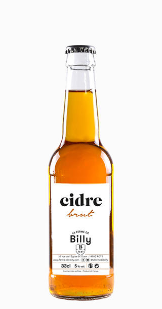 Cidre Brut 33cl Ferme de Billy