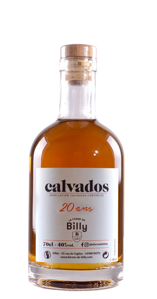 Calvados 20 ans d'âge de La Ferme de Billy