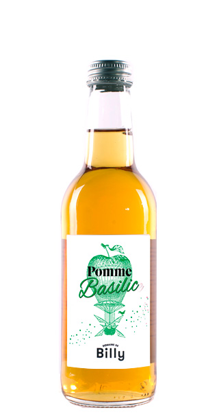 domaine de BIlly-jus-de-pomme-basilic-33cl