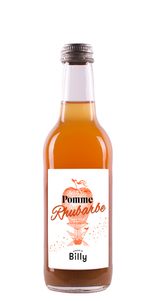 Jus Pomme-Rhubarbe 33cl de Domaine de BIlly